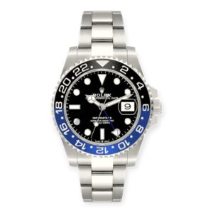 Rolex GMT Master II Batman 126710 Bezel Steel Mens Watch